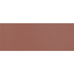 Rodapie Victorian rouge satiné 7X20 cm carrelage Effet Hydraulique