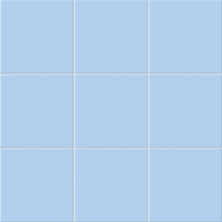 Chroma bleu ciel brillant 20X20 cm carrelage Effet Monocouleur