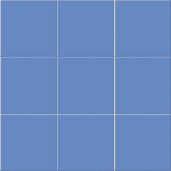 Chroma bleu moyen mat 20X20 cm carrelage Effet Monocouleur