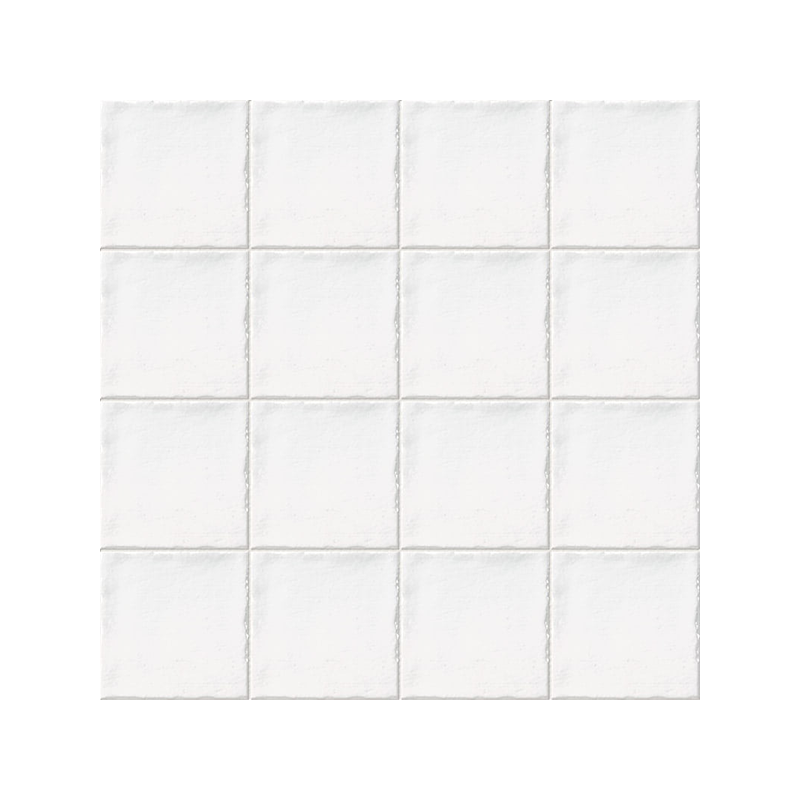 Antic blanc brillant 15X15 cm carrelage Effet Traditionnel