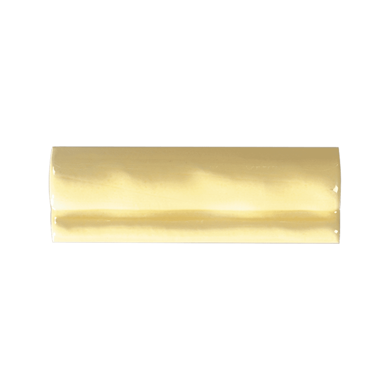 Moldura Antic jaune brillant 5X15 cm carrelage Effet Traditionnel