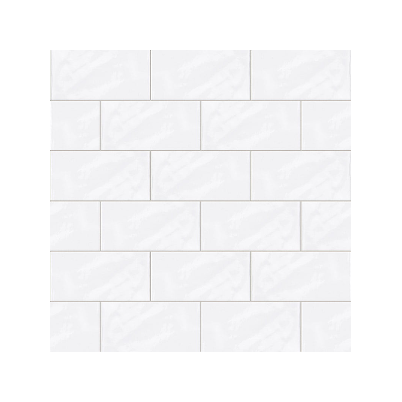 Vitta 10 blanc brillant 10X20 cm carrelage Effet Monocouleur