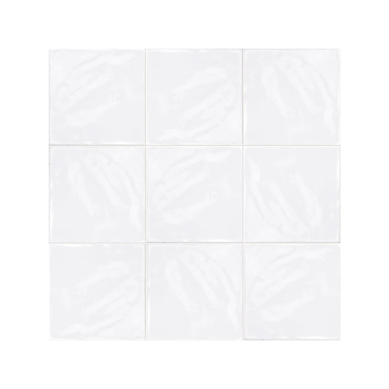 Vitta blanc brillant 20X20 cm carrelage Effet Monocouleur