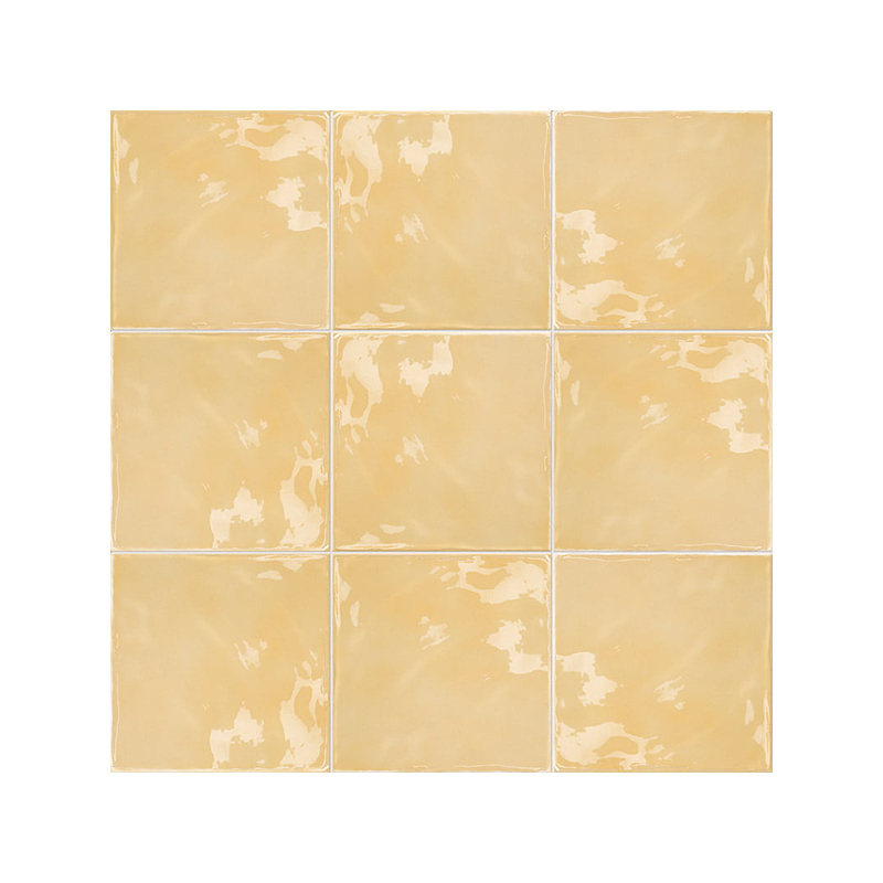 Vitta limone brillant 20X20 cm carrelage Effet Monocouleur