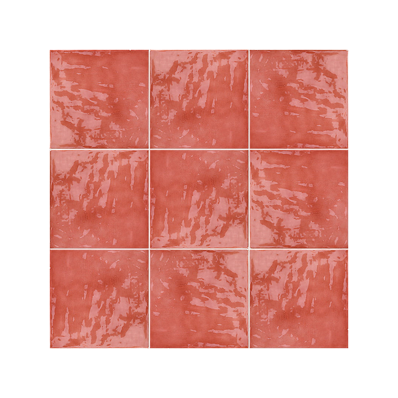 Vitta rose brillant 20X20 cm carrelage Effet Monocouleur