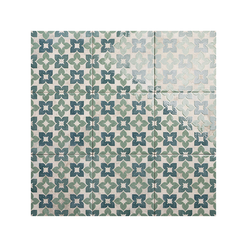 Soul vert Meraki mat 20X20 cm carrelage Effet Pierre