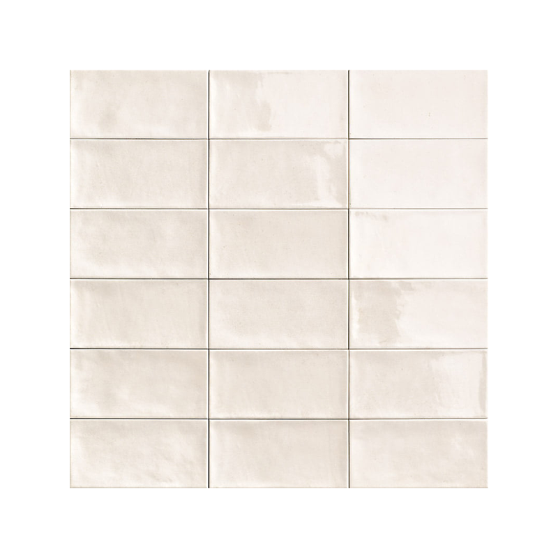 Camden blanc brillant 10X20 cm carrelage Effet Métro
