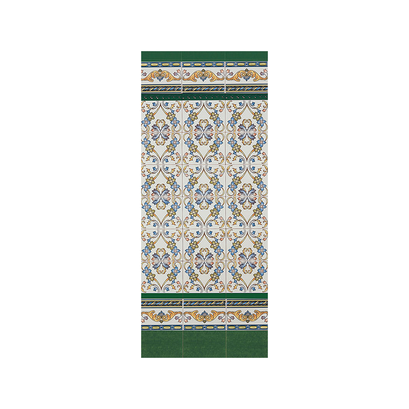 Altea multicouleur brillant 15X20 cm carrelage Effet Tuile andalouse