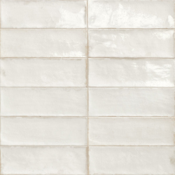 Alboran blanc 10X30 cm carrelage Effet Traditionnel