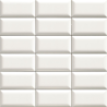 Bumpy blanc brillant 10X20 cm carrelage Effet 3D volume