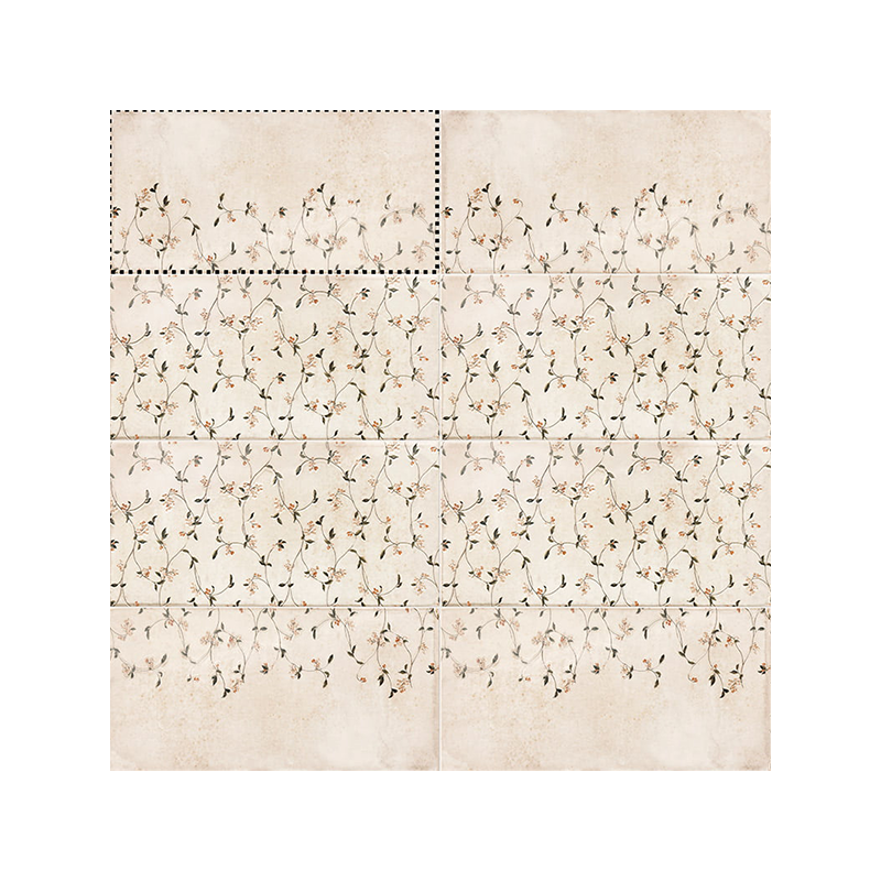 Cierre Minerva beige brillant 15X30 cm carrelage Effet Monocouleur