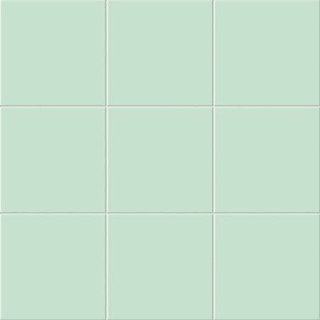 Chroma vert pastel brillant 20X20 cm carrelage Effet Blanc & noir