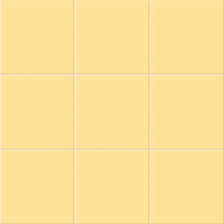 Chroma jaune mat 20X20 cm carrelage Effet Blanc & noir