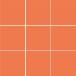 Chroma orange mat 20X20 cm...