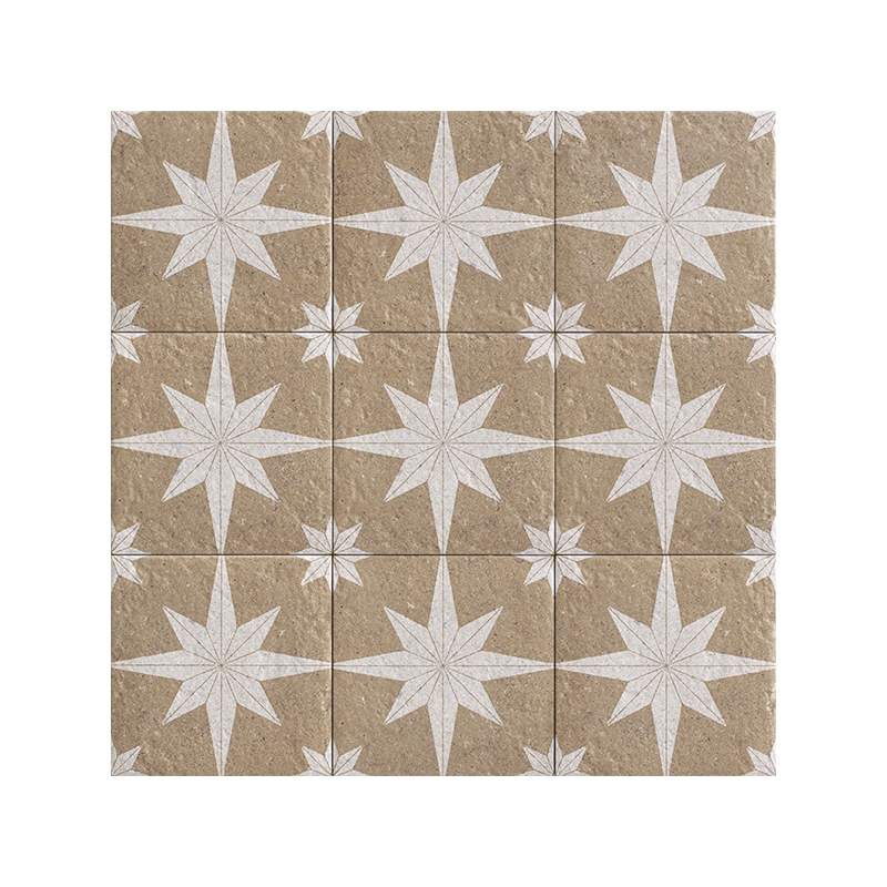 Compass sable mat 20X20 cm carrelage Effet Pierre