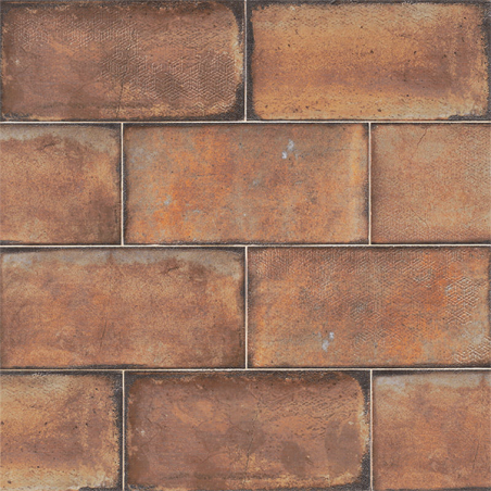 Esenzia terre brillant 15X30 cm carrelage Effet Monocouleur