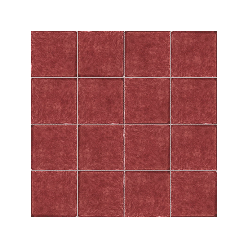 Antic cerisier brillant 15X15 cm carrelage Effet Monocouleur