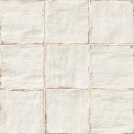 Livorno blanc satiné 20X20 cm carrelage Effet Céramique