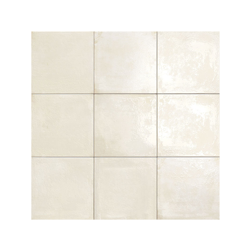 Maioliga blanc brillant 20X20 cm carrelage Effet Pierre