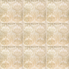 Décor Daman beige brillant 20X20 cm carrelage Effet Pierre