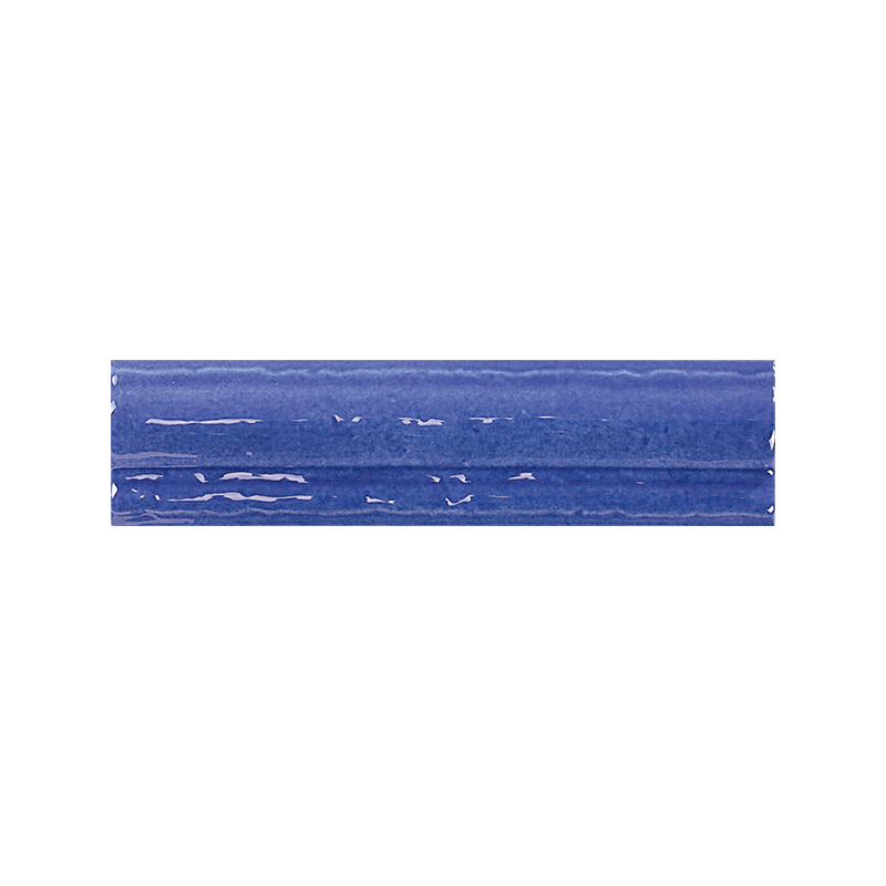 Moldura Vitta bleu brillant 5X20 cm carrelage Effet Traditionnel