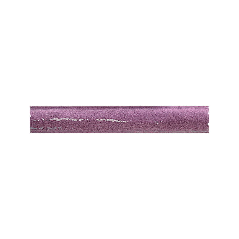 Torelo Vitta violet brillant 3X20 cm carrelage Effet Blanc & noir