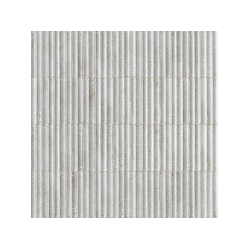 Wynn blanc brillant 15X30 cm carrelage Effet 3D volume