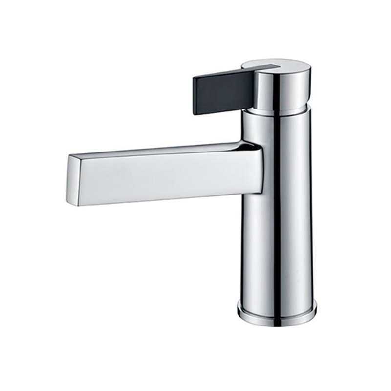 Imex mitigeur lavabo série elba chrome / noir mat