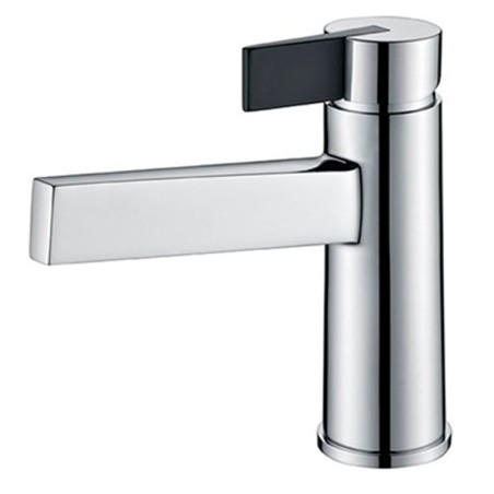 Imex mitigeur lavabo série elba chrome / noir mat