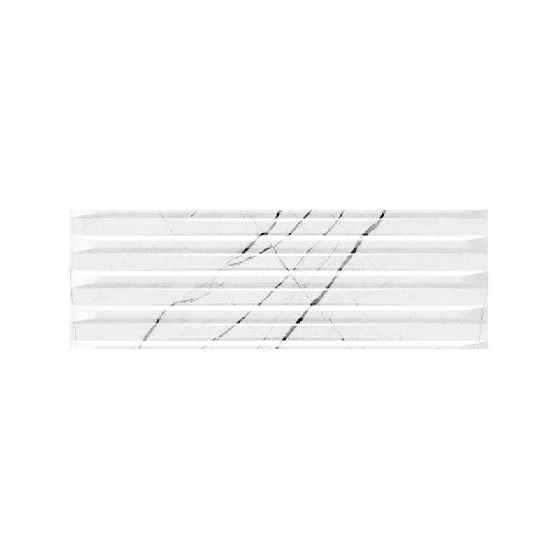 Dole Ligne Blanc 20X60 cm carrelage effet Pierre