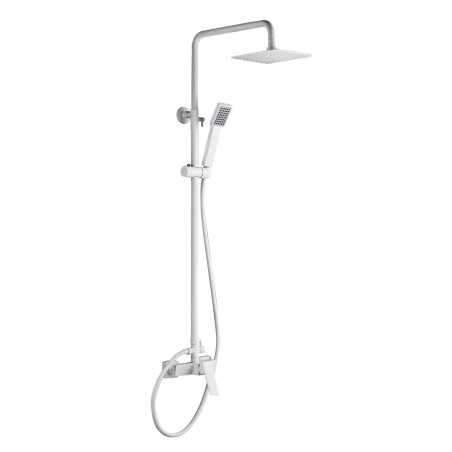 Imex ensemble de douche série Art coloris blanc mat