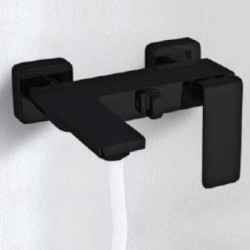 Imex robinets de bain et douche monocommande série Fiji coloris noir mat