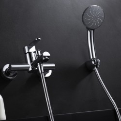 Imex robinets de bain et de douche à levier unique série Roma coloris chromé