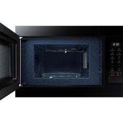 Zwarte lak magnetronoven met grill 38 cm