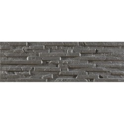 Stoneworks zwart 17X52 cm tegels met steeneffect