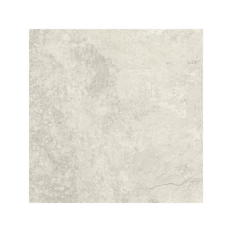 Gneis NPLUS Blanc Brillant 75X75 cm carrelage Effet Ciment