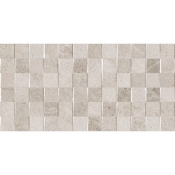 Arcadia Mosaic White 30X60 cm Effet Pierre - Argenta