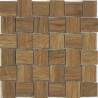 Ceylon NPLUS Mahonie glans 30X30 cm mozaïek hout effect