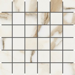 Calacatta Blanc Mat 30X30 cm mosaic Effet Marbre