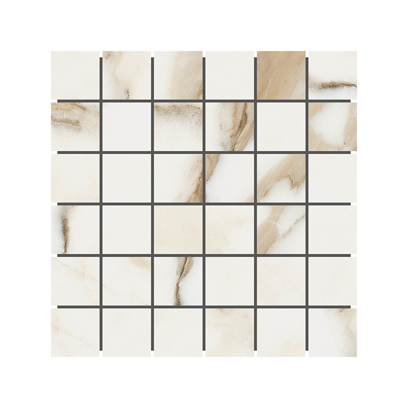 Calacatta Blanc Mat 30X30 cm mosaic Effet Marbre