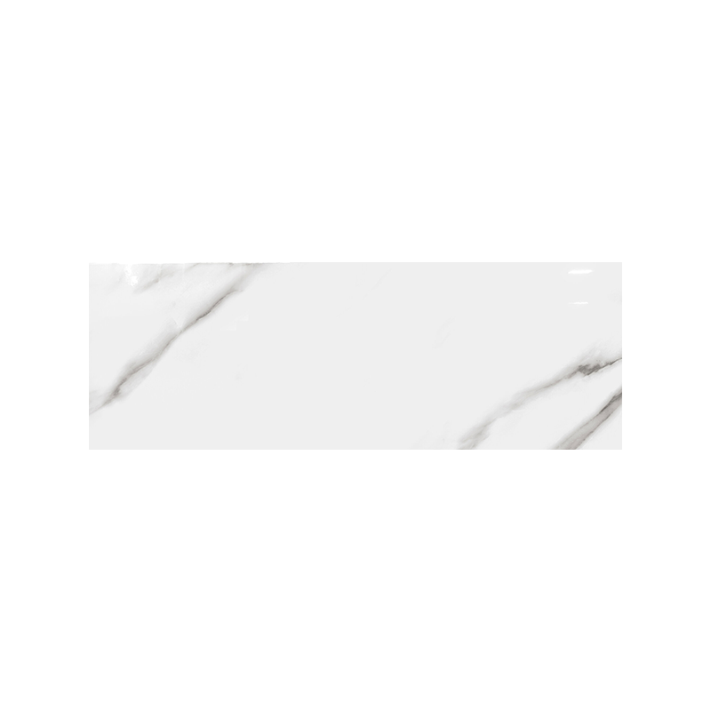 Carrara Gloss wit Glossy 31.6X90 cm tegel Marmer effect