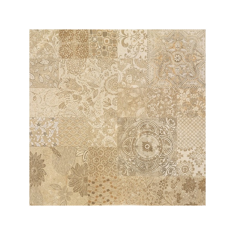 Lord Collage Crème Mat 60X60 cm carrelage Effet Marbre