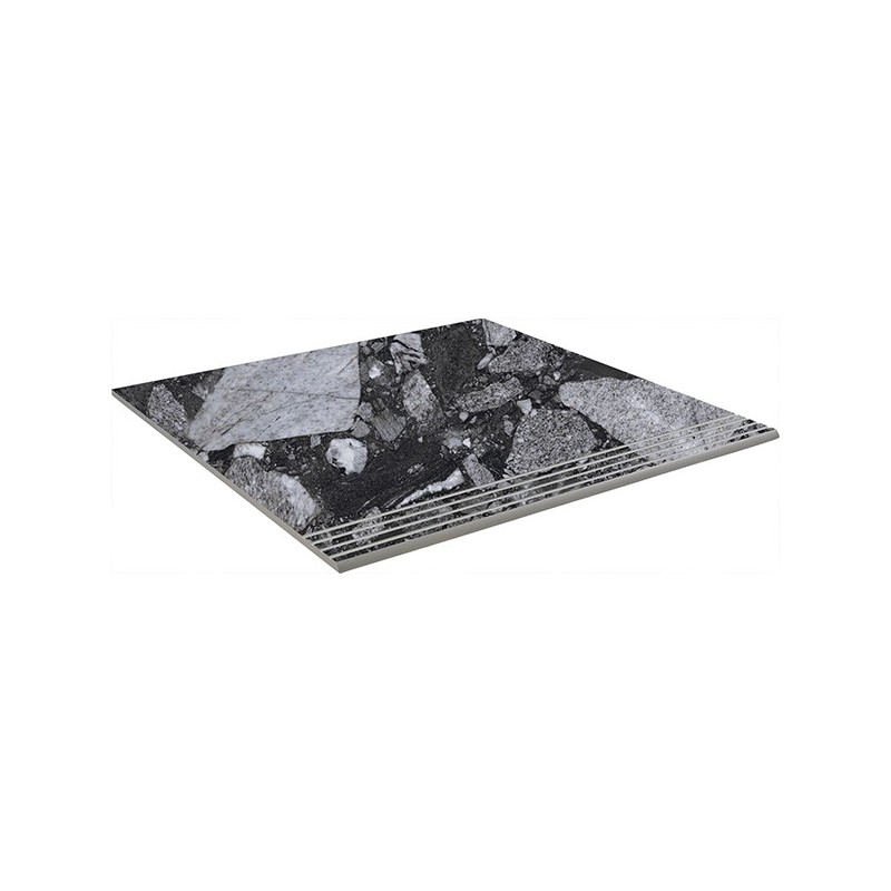 Pel-C.Romo Stone River NPLUS Noir Brillant 37.5X75 cm carrelage Effet Pierre