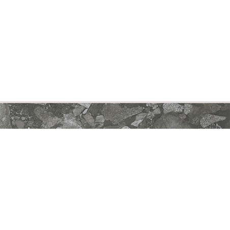 Romo Stone River NPLUS Zwart Glanzend 9X75 cm tegels met steeneffect