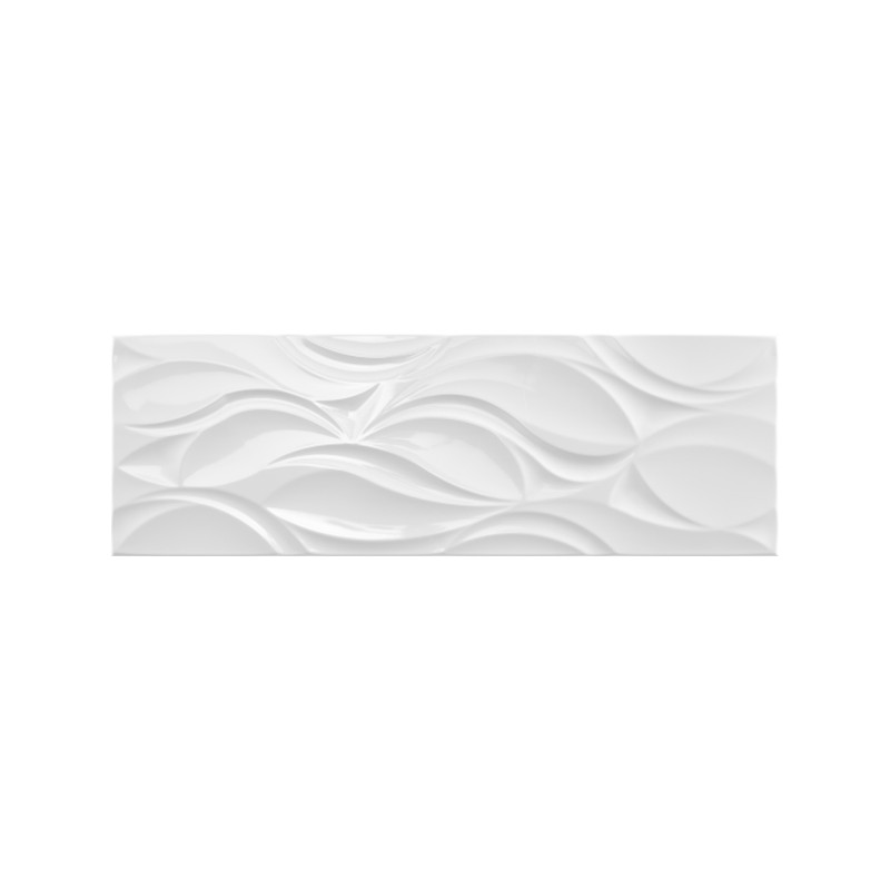 Narval White Brillo 30X90 cm carrelage Effet Blanc - Argenta