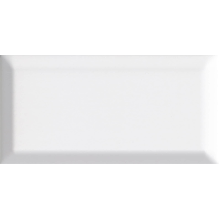 Metro tile blanc brillant 10X20 cm Effet Monocouleur