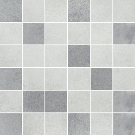 Mosaïque Malla Madox gris-anthracite mat 30X30 cm Effet Ciment