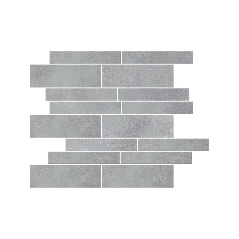 Mosaïque Mureto Madox anthracite mat 28,5X37,4 cm Effet Ciment