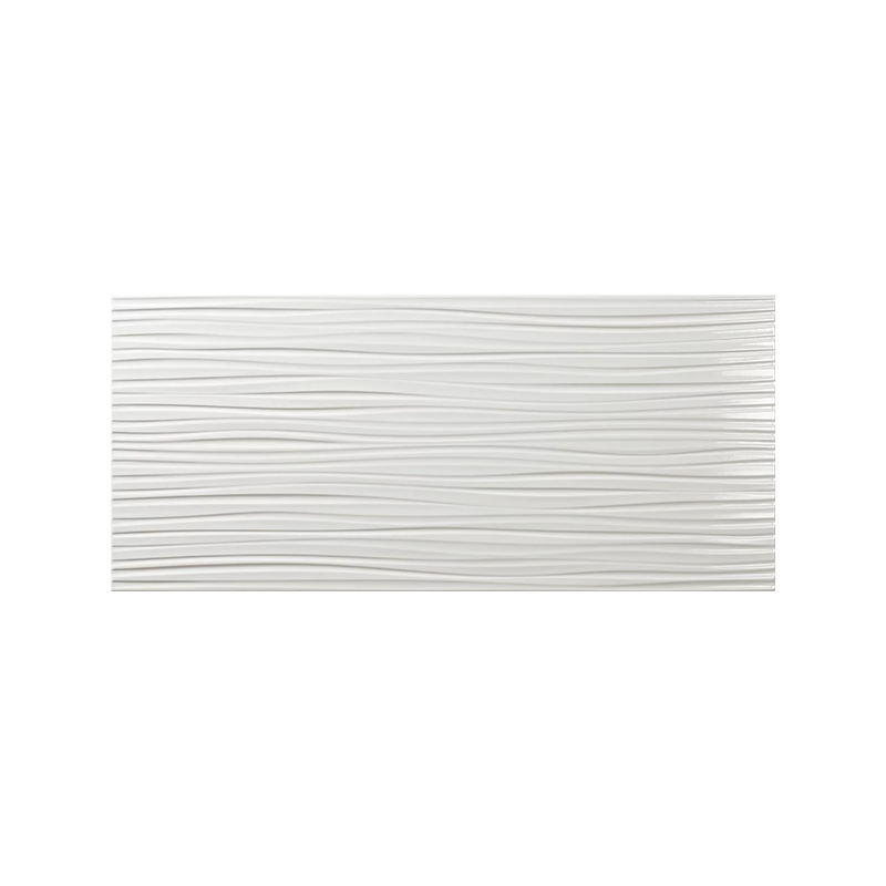 Rlv Indoc blanc brillant 36X80 cm carrelage Effet Monocouleur