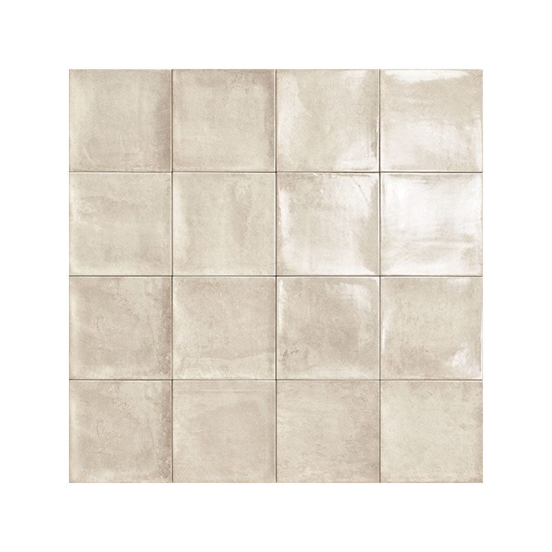 Nazari marfil brillant 15X15 cm carrelage Effet Ciment